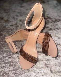 Custom Leather Tooled Heels Tooled Leather Wedding, Tooled Heels, Western Wedding Shoes, Bride Boots, Leather Wedding Shoes, Embroidery Boots, Horseshoe Ring, Corral Boots, Leather Wedding