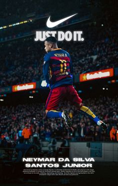 a soccer player is jumping in the air