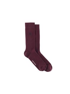 The Signature Men's Sock - Burgundy Boot Tree, Fairfax And Favor, Sock Drawer, Colour Ways, Men's Socks, Must Have Items, Free Bag, Mens Socks, Mid Calf