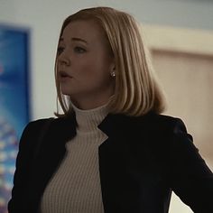 Shiv Roy Hair, Turtleneck Outfits, Corporate Girly, Succession Hbo, Corporate Girl