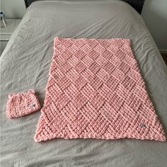 Handmade Baby Knitted Soft Blanket And Baby Hat. Baby Blanket Size: 30" Wide X 40" Long Baby Hat Size: Hat Circumference= 16” Hat Length= 7 “ Baby Knitted Blanket, Trendy Baby Blankets, Baby Hat Sizes, Baby Blanket Size, Knitted Baby Blanket, Baby Girl Blanket, Girl Blanket, Knitted Blanket, Knitted Baby Blankets