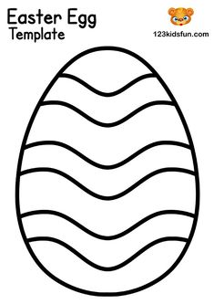 an easter egg coloring page with the words,'easter egg coloring pages'in black and