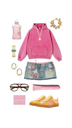 Jean And Hoodie Outfit, Hoodie Outfits Aesthetic, Pink Hoodie Aesthetic, Mode Zara, Skandinavian Fashion, Outfit Inspo Casual, S Diary, Swaggy Outfits, Simple Trendy Outfits