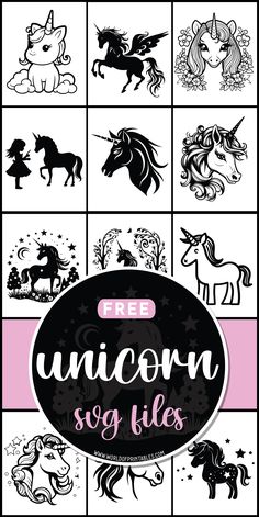 the unicorn svg files are available for free