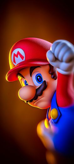 an image of a cartoon character that appears to be super mario