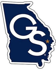 "GEORGIA SOUTHERN EAGLES * HIGHEST QUALITY, ORACLE 651 * APPROX. 4 3/8\"H x 3 7/8\"W * FADE/WEATHER RESISTANT * GREAT FOR YETI CUPS, AUTOMOBILE WINDOWS ETC. * GREAT WAY TO SHOW OFF YOUR TEAM PRIDE * MADE IN THE USA" Gt Logo, Graduation Table, Athletics Logo, Yeti Cups