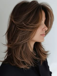 Med Length Haircuts, Haircut Shoulder, Spring Haircut, Haircut Ideas Trendy, Shoulder Haircut, Spring Haircuts, Medium Haircuts, Trendy Hairstyle