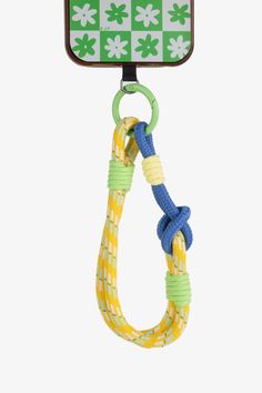 LIME COMBO Trendy Multicolor Keychain With Key Leash, Multicolor Lanyards With Key Leash For Everyday Use, Neck Lanyard For Keys, Multicolor Lanyard With Key Leash For Everyday Use, Cute Carabiner, Phone Attachment, Adjustable Multicolor Lanyard With Keychain, Phone Chain, Icon Collection