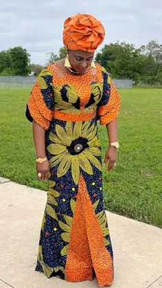 Aline Gown Ankara, Grand Dakar, Boubou Styles For Women, Kitenge Fashion, Ankara Long Gown Styles