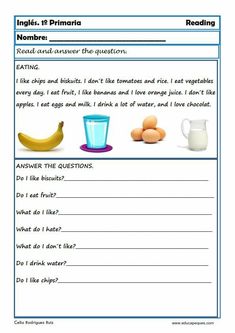 a worksheet for reading the words in english and spanish with pictures on it