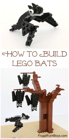 the instructions for how to build lego bats