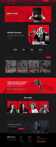 Morgan Renoud - Podcast Intro Template Podcast Intro, Podcast Advertising, Podcast Website, Creative Podcast, Unique Web Design, Luxury Website, Intro Template, Adobe Illustrator Design, Design Podcast