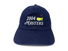 Vintage 2004 Masters hat. Strapback closure with embroidered graphics Brand: American Needle Size: Adjustable (One Size Fits Most) Condition: Good Flaws: Light distressing throughout Masters Hat, Golf Pga, Phil Mickelson, Augusta Georgia, Trucker Cap, Caps Hats, Georgia, Accessories Hats, Bathing Beauties