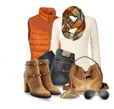 Maxi Dress Outfit Fall, Clothes Capsule Wardrobe, Fall Fashion Outfits Casual, Puffer Outfit, Puffer Vest Outfit, Vest Outfits For Women, Seattle Fashion, Vest Outfit, Orange Outfit