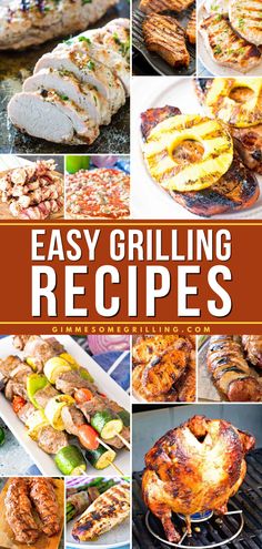 Come home to these easy weeknight grilling recipes! From the best kabobs recipe, easy chicken recipe, and down to juicy pork loins that everyone will love! They're all quick and easy to make, delicious, and all set in about 30 minutes! Save this pin for later! Cheap Grilling Recipes, Basic Grilled Chicken, Pork Loins, Fermented Foods Benefits, Grilling Recipes Pork, Easy Chicken Recipe, Grilled Recipes, Grilled Foods