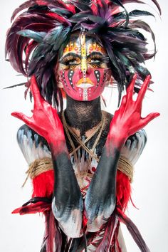 Fantasy Fest, Witch Doctor, Painted Face, Fx Makeup, Foto Poses, Fantasy Makeup, Costume Makeup, Woman Painting