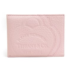 Used Tiffany & Co. Business Card Holder/Card Case Leather Light Pink Women's E59124g (Sku: Gzl14atp) === General === Brand : Tiffany === Design === Type : Card Case Gender : Women Color : Light Pink Material : Leather === Physical Properties === Size (Hxwxd) : 7.3cm X 10cm / 2.87'' X 3.93'' === Included Items === Accessories : Box, Dust Bag Accessories Notice : Before Purchasing, Please Refer To The Images Of The Accessories Included With The Item. === Condition === Condition : Used (Good) Ranki Tiffany And Co Wallet, Pink Cards, Business Card Case, Pink Accessories, Color Light Pink, Physical Properties, Leather Card Case, Accessories Box, Business Card Holder