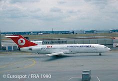 an airplane that is sitting on the runway