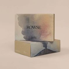 two boxes that are sitting side by side on top of each other, one with the word rowane printed on it