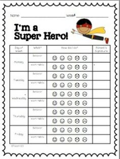 i'm a super hero printable worksheet for students to practice their writing skills