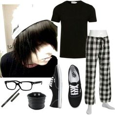 Male Punk Outfits, Emo Outfits For Guys, Emo Outfits Men, Alternative Fashion Men, Eboy Aesthetic Outfits, Oc Style