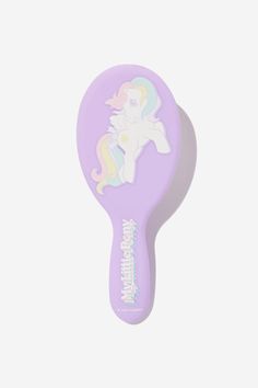 KIDS LICENSED HAIR BRUSH Just For Me Hair Products Kids, Toddler Hair Brush, Kawaii Hair Brush, Claires Hair Brush, My Little Pony Kids Tumbler, Baby Essentials Newborn, Marvel Gifts, Baby Graphic Tees, Bottle Jewelry