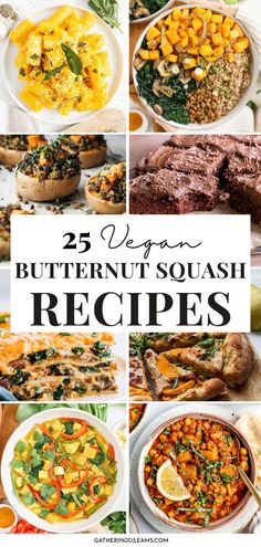 vegan butternut squash recipes