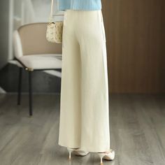 Craft of Weaving : Knit  Season : Autumn/Winter  Pant Style : Straight  Front Style : Flat  Waist Type : High  Pattern Type : Solid,Lace-up  Fabric Type : Knitted  Fit Type : Regular Fit  Style : Casual  Length : Full Length  Material : Wool,ModaL     Size Chart(cm):        M: Pants Length 96cm    Suitable for height 155-160cm             L: Pants Length 98cm    Suitable for height 160-165cm        XL: Pants Length 100cm     Suitable for height 165-170cm  XXL: Pants Length 102cm     Suitable for Winter Pant, Halloween Crop Top, Striped Lounge Pants, Halloween Skirt, Winter Pants, Christmas Party Dress, Cardigan Sweater Jacket, Gothic Dress, Straight Trousers