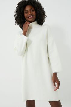 Meet the newest addition to your cold weather wardrobe- the Winter White Vivianne Dress. This mod-inspired silhouette wears well from school drop-offs to meeting friends for drinks with its cozy fabric, turtleneck detail, and a mini but not-too-short length. Pair with sneakers and a light jacket for a playful daytime look and switch to boots and statement jewelry for a chic but cozy night out.
Turtleneck
Three-quarter length sleeves
Mini length
Slight shimmer in fabric
Material: 42% Rayon, 40% P Winter White Outfits For Women, Winter White Dress, White Outfits For Women, Place Dress, Meet Friends, White Outfits, Winter White, Light Jacket, Winter Dresses