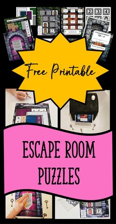 the escape room puzzles are great for kids to play with and learn how to use them