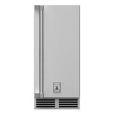 a stainless steel refrigerator with the door open