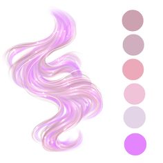 an image of a woman's hair with pastel colors in the shape of a wave