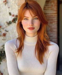 Textured Copper Red Waves for Effortless Style Subtle Fall Hair, Pretty Redheads, Fall Hair Colors Copper, Red Hair Colors, Red Waves