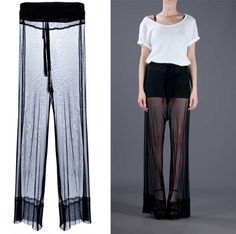 Totally Sheer Pants Sheer Pants, Fashion Fail, Fashion Pants, Veil, Pants, Trousers