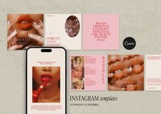 Are you aiming to enhance your skincare brand's online presence with eye-catching and professionally designed social media posts? Your search ends here! Allow us to introduce our Luxury Skincare Social Media Templates Bundle, an all-inclusive set of 64 exquisite and easily customizable templates that will captivate your audience and effortlessly enhance your engagement. Soho Canva Instagram templates have been meticulously designed for businesses operating in the skincare, makeup, and product industries. With their vibrant visuals, creative layouts, and charming design elements, Soho empowers you to craft engaging Instagram posts and campaigns that captivate your audience and drive conversions. Say goodbye to the complexity of starting from scratch - Soho provides you with everything you n Collage Posts Instagram, About Us Social Media Post, Instagram Post Branding, About Us Instagram Story, Beauty Business Branding, Instagram Announcement Posts, Template Instagram Post Design, Canva Instagram Post Ideas, Luxury Social Media Design