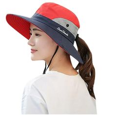 Sunvit Women's Bucket Hats- Adult Women Solid Sunshade Hat Fisherman's Hat Basin Hat Outdoor Sun Hats #412 Red If you don't like the dull black, you can consider choosing a bright hat, a very Japanese hat, I always feel that a bucket hat, an artistic hat, soft and cute soft and fresh colors, multiple colors to choose from, each kind of It can take you back to Girls' Generation, can be folded and adjusted at will, and travel is very convenient. Keyword Search: Women's Bucket Hats,Baby Girl Hats & Hat With Ponytail, Beach Bucket Hat, Summer Hats Beach, Fisherman's Hat, Summer Hats For Women, Wide Brim Sun Hat, Summer Sun Hat, Beach Fishing, Fishing Hat