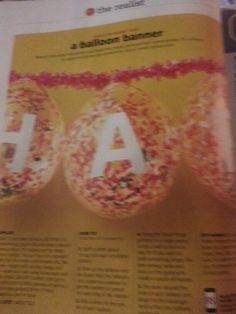 an advertisement for doughnuts with the letter a on it's front page