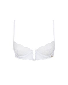 Delicate embroidery makes the elegant Irena Bra stand out from the crowd. Wear with the matching brief for an subtle and elegant lingerie look. Lace Brallete, White Bra Top, Spring Lingerie, Thigh Chain, Bridal Bra, White Lace Bra, Elegant Lingerie, White Bra, Lace Bra Set