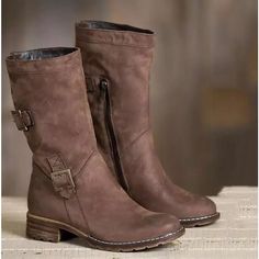 Category:Boots; Upper Materials:Faux Leather; Heel Type:Flat Heel; Gender:Women's; Toe Shape:Round Toe; Type:Mid Calf Boots,Fleece Lined; Style:Vintage,Casual,Industrial Style; Heel Height(inch):1-2; Outsole Materials:Rubber; Occasion:Daily,Work,Outdoor; Closure Type:Zipper; Listing Date:12/04/2023; 2024 Trends:Snow Boots,Combat Boots,Cowboy Boots,Plus Size,Waterproof Boots Wool Boots Women, Womens Brown Winter Shoes, Pretty Booties Shoes, Womans Boots Outgits, Flat Boots For Dresses, Cute Fall Outfurs Boots, Winter Boots Women Nordstrom, Womens Wool Boots, Winter Boots Women Classy