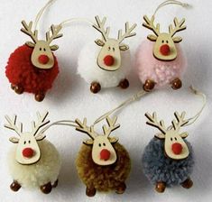 Childrens Christmas Gifts, Christmas Decorations For Kids, Reindeer Ornaments, Merry Christmas Decoration, Crochet Christmas Ornaments, Decor Hanging, Christmas Tree Decor, Christmas Party Decorations, Noel Christmas