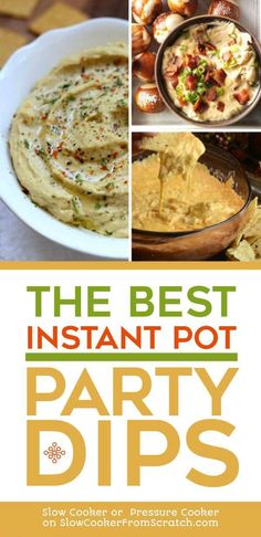 the best instant pot party dips