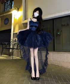 Kikyo North Star Light Dress Sky Blue Skirt Sparkling Dress Cos Lolita Evening Princess Dress Glitter Skirt, Sparkling Dress, Ripped Jeans Style, Ripped Jeans Women, Sky Blue Dress, Glitters Skirt, Light Dress, Star Light, Blue Skirt