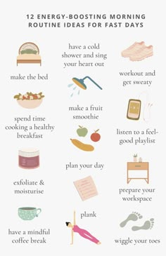 Perfect Morning Routine, Morning Routine Ideas, Fast Day, Routine Ideas, Perfect Morning, Planning Your Day, Healthy Mind