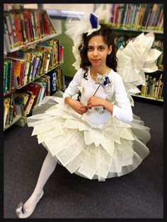 Book Related Halloween Costumes, The Book With No Pictures Costume, Books Alive Costume Ideas, Book Fairy Costume Diy How To Make, Book Fairy Wings Diy, Book Fairy Costume, Adult Fairy Costume, Fairy Costume Diy, World Book Day Costumes