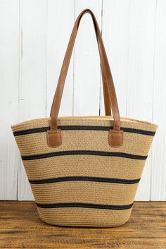 Straw Woven Striped Vacation One Shoulder Bag Size Chart (CM) Sizes Length Height Width ONE SIZE 24~25 28~29 13~14 Size Chart (INCH) Sizes Length Height Width ONE SIZE 9.4 11.0 5.1 Everyday Striped Straw Bag, Casual Striped Rectangular Straw Bag, Chic Striped Shoulder Bag For Vacation, Casual Striped Straw Tote Bag, Casual Striped Straw Bag For Vacation, Striped Woven Straw Bag, Striped Woven Bags For Daily Use, Casual Striped Woven Straw Bag, Casual Striped Straw Bag