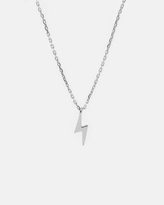 Our gorgeous lightning bolt necklace shows you mean business and sparkles on a gorgeous chain. Lightning bolts are known to represent power strength and intelligence, we just think they are pretty but it's nice to know your jewelry represents you! Handcrafted in solid 925 sterling silver. ___________________________________ D E T A I L S :▪ Pendant Height 13mm▪ Solid 925 Sterling Silver Necklace▪ Hypoallergenic▪ Shipped from Berlin▪ Orders to the US - No Customs Fees Upon the Delivery___________ Lightning Necklace, Lightning Bolt Necklace, Lion Pendant, Lightning Bolts, Birthday Gifts For Best Friend, Everyday Necklace, Lightning Bolt, Coin Pendant, Minimalist Necklace