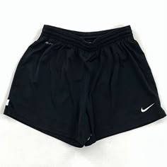 Nike Dri-Fit Mens Athletic Shorts Black Elastic Waist Lined Stretch Mid Rise M Measurements Waist: 24” stretch Rise: 9.5” Inseam: 4.5” Pant leg opening: 12” Weight: 4.5oz Brand: Nike Color: Black Size: M Style: Athletic Material: 100% Polyester Closure: Elastic Waist Inseam: 4.5 In Sold as pictured. Thanks for looking! Free Shipping and 60 Day free returns! This listing was easily created using the SellHound Posting App! Cute Shorts For School, Nike Shorts Aesthetic, Black Shorts Aesthetic, Nike Clothes Women, Black Shorts Athletic, Shorts For School, Black Shorts Women, Nike Shorts Outfit, Cute Black Shorts