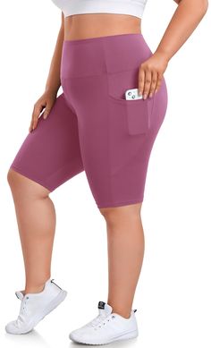 PRICES MAY VARY. Plus Size Shorts -We Specialized in Plus Size Shorts. Please choose your size according to your waist, hips and inseam from the SIZE CHART. Choose the most suitable size so that every woman can show yourself better，let you say goodbye to unconfident figure. Soft & Stretchy- plus size shorts are designed to meet the specific needs of plus-size women and maternity who want to stay fit. Our biker shorts are made with a soft, second-skin fabric that is both stretchy and opaque. we'r Plus Size Biker Shorts, Show Yourself, Plus Size Workout, Yoga Workout, Plus Size Shorts, Gym Shorts, Airport Outfit, Biker Shorts, Bike Shorts