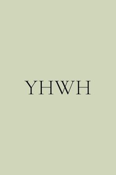 the word hwyh is written in black on a green background