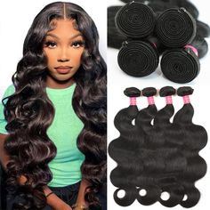 PRICES MAY VARY. 【Human Hair Bundles Material】:12A Grade Virgin Brazilian Human Hair Bundles,100% Unprocessed Virgin Human Hair Cut From Young Donor,Soft And Healthy Natural Color,Select High Quality Human Hair Material,Clean And Healthy To Make Sew In Or Wigs. 【Bundles Human Hair Quality】:14-32 Inches Brazilian Human Hair Each Bundle Is 95g-100g，High Quality Unprocessed Virgin Bundles, Raw Bundles Human Hair,Strong Double Machine Weft, Weave Bundles Human Hair,Very Soft and Silky, Full Density, Thick Ends, Soft Weave,Human Hair Extensions Bouncy and Shiny Hair Weft With High Elasticity. 【Human Hair Bundles Body Wave Advantages】:100% Human Hair Bundle, Human Body Wave Spell Is Not Easy To Fall Off, Easy To Separate, Easy To Install, Easy To Install And Save Time. No Knots, No Odor, Reusabl Raw Bundles, Amazon Bundles, Sew In Extensions, Body Wave Bundles, Hair Shedding, Quick Weave, Human Hair Bundles, Brazilian Virgin Hair, Bleached Hair